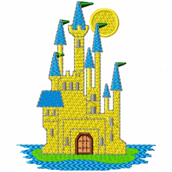 Buildings Embroidery Design 3 Buildings Embroidery Design 3